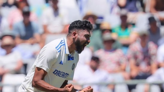 Mohammed Siraj blazed through the South African batting lineup(AP)