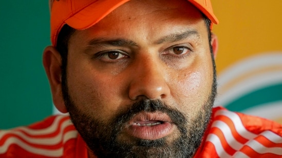 Rohit Sharma's post match press conference was as fiery as his World Cup 2023 form(PTI)