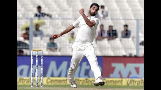 Bhuvanesh Kumar took 5/25 against Bengal on Friday. (HT File Photo)