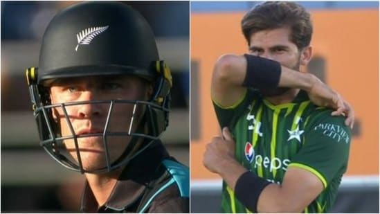 Finn Allen smashed Shaheen Afridi for 24 runs in an over during the first T20I(X)