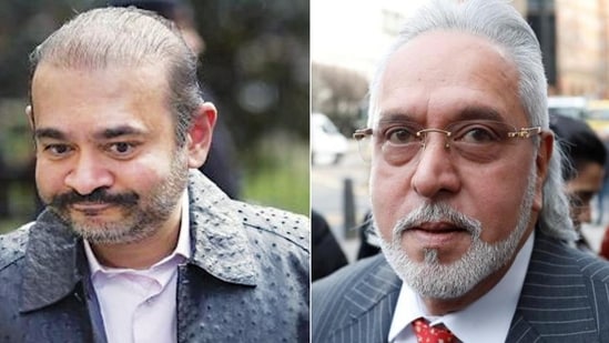 Nirav Modi and Vijay Mallya(PTI)