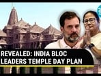 REVEALED: INDIA BLOC LEADERS TEMPLE DAY PLAN