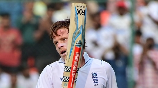 Ollie Pope's unbeaten 148* proved to be pivotal as it gave England hope in an engrossing Day 3 of their ongoing first Test match vs India, in Hyderabad on Saturday.(Tharun Vinny)