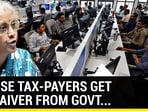 Indian FM's Message To Taxpayers; Nearly 1 Cr To Get Minor Waiver | Budget 2024