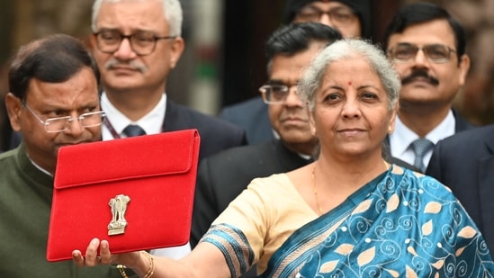 Union Finance Minister Nirmala Sitharaman presented the interim budget today as the Lok Sabha polls are due to be held this year. This is her sixth Budget as the Finance Minister and last in the second term of the Modi government. (AFP)