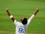 It was once again Jasprit Bumrah's day as he took three wickets, which saw England get bowled out for 292, in chase of 399.(PTI)