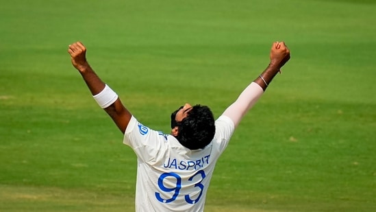 It was once again Jasprit Bumrah's day as he took three wickets, which saw England get bowled out for 292, in chase of 399.(PTI)