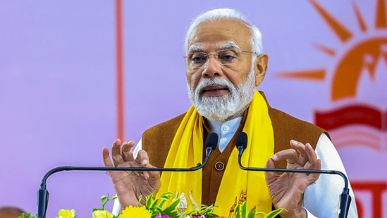 "A lot of development has taken place in Kashi in the last 10 years. Two books on complete information about Kashi have also been launched here today," PM Modi said.&nbsp;(PTI)