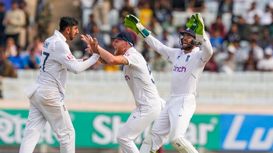 Shoaib Bashir became India's nemesis on Day 2, as he picked four crucial wickets – including that of Yashasvi Jaiswal – to put India on backfoot.(PTI)