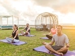 Couples Yoga retreats foster trust and connection through shared experiences and mindful practices. In an interview with Zarafshan Shiraz of HT Lifestyle, Himalayan Siddhaa Akshar, Founder of Akshar Yoga Kendraa, shared, “Engaging in Yoga together creates a unique bond, allowing couples to deepen their connection both physically and emotionally. The retreat environment provides a serene backdrop for couples to escape daily stressors and focus on strengthening their relationship. Couples Yoga retreats serve as a transformative experience, strengthening the bonds of trust and connection between partners. Through shared physical activities, mindfulness practices, and open communication, couples can navigate challenges, deepen their understanding of each other and create lasting memories that contribute to a healthier and more resilient relationship.