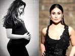 Kareena Kapoor became the first Bollywood actor to pose when eight-months pregnant (on left and right) in an exclusive HT Brunch photoshoot in November 2016. In February 2018, Kareena closed the summer/resort 2018 edition of Lakme Fashion Week as a showstopper for designer Anamika Khanna. (File Photos)