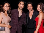 The Ambanis are throwing a grand party in Jamnagar to celebrate the upcoming wedding of Anant Amabani and Radhika Merchant. A bunch of Bollywood stars are also expected to take part in the festivities. Shah Rukh Khan with wife Gauri and kids Suhana, Aryan and AbRam have already left for the venue in a private flight from Mumbai.