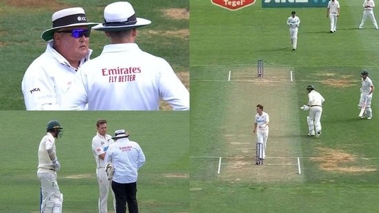 The on-field umpires. New Zealand captain Time Southee were all left baffled at Cameron Green's act