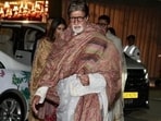 A star-studded affair unfolded in Jamnagar as celebrities joined the pre-wedding festivities of Mukesh Ambani's son Anant Ambani and Radhika Merchant. Actor Amitabh Bachchan, for the event, wore an off-white kurta-pyjama and also wrapped a colourful shawl around himself.