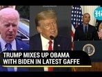 TRUMP MIXES UP OBAMA WITH BIDEN IN LATEST GAFFE