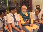 Prime Minister Narendra Modi on Wednesday unveiled multiple metro projects across the country, including India's first underwater metro line in Kolkata. (PTI)