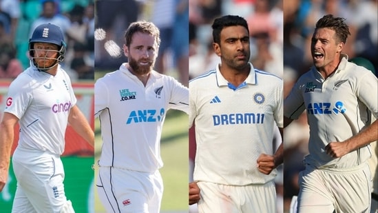 Ravichandran Ashwin, Jonny Bairstow, Kane Williamson and Tim Southee are set to join the 100 Test club