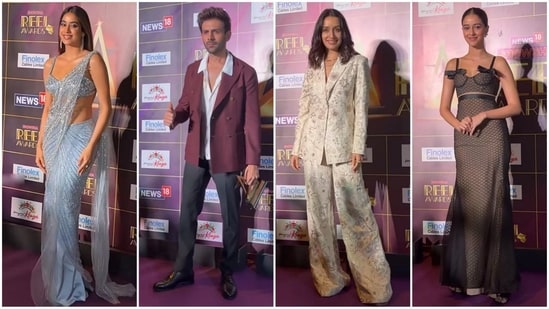 Ananya Pandey, Kartik Aaryan, Shraddha Kapoor, Janhvi Kapoor and other celebs attended award show last night in Mumbai.