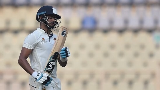 Shreyas Iyer was dismissed for 7 off 15 balls in Ranji Trophy final