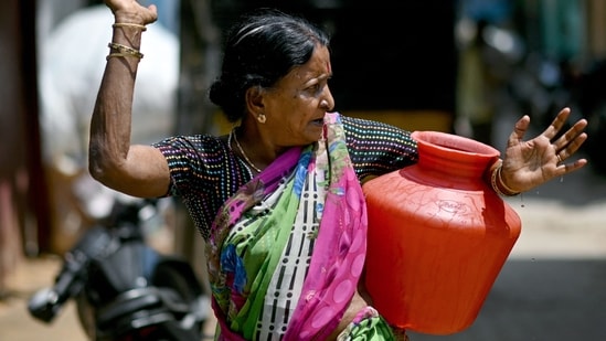 According to The Bengaluru Water Supply and Sewerage Board (BWSSB), which supplies drinking water to the city, the water input to the city has fallen by 50 percent. (AFP)