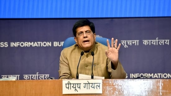 Union commerce minister Piyush Goyal.(ANI)