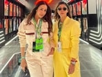 Malaika Arora and Nayanthara bumped into each other in Jeddah, with Nayanthara writing that it was ‘lovely to meet’ Malaika.(Instagram)