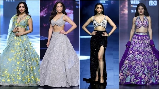 Day 4 of the Lakme Fashion Week, organised by the Fashion Design Council of India, was a star-studded affair as beloved Bollywood celebrities graced the runway. Popular designers such as Siddartha Tytler, Ritika Mirchandani, Varun Chakkilam, Arvind Ampula, Gauri & Nainika, Shantnu & Nikhil and many more showcased exquisite collections that are sure to redefine fashion trends in the days to come. Let's see who wore what and get some style inspiration. (Instagram/@lakmefashionwk)