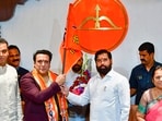 The former Congress Lok Sabha MP joined the Shiv Sena in the presence of Maharashtra Chief Minister Eknath Shinde at the time of election season.  (PTI)