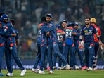 Lucknow Super Giants outclassed Punjab Kings with a 21-run win to open their account on the points table in the Indian Premier League match on Saturday at Bharat Ratna Shri Atal Bihari Vajpayee Ekana Cricket Stadium, Lucknow. Chasing the 200-run target, Punjab fell short and were restricted to 178/5/(AFP)