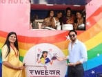 Ayushmann Khurrana, known for his advocacy of social causes, recently inaugurated a food truck in Zirakpur, Chandigarh, aimed at supporting the transgender community. This initiative highlights his commitment to inclusivity and empowerment. (Instagram/@ayushmannk)