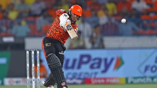 Sunrisers Hyderabad's Abhishek Sharma plays a shot (ANI )