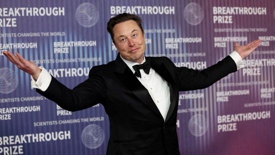 Elon Musk in India: Elon Musk attends the Breakthrough Prize awards in Los Angeles, California, US. (Reuters)