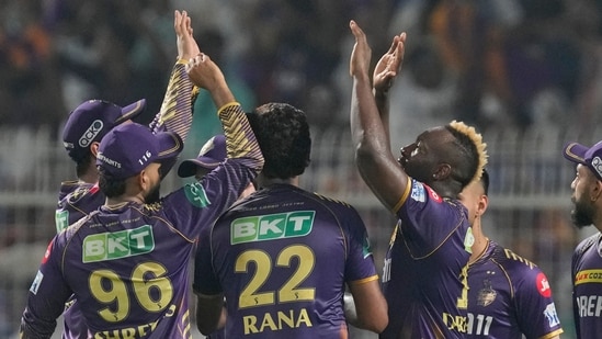 Kolkata Knight Riders registered a nervy 1-run win over Royal Challengers Bengaluru in the last-ball thriller at Eden Gardens. With the win, Shreyas Iyer and Co. have moved to the second spot on the points table.(AP)