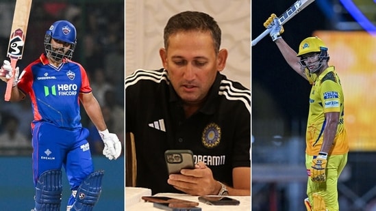 Are Rishabh Pant and Shivam Dube on Ajit Agarkar's radar? (AFP-Getty)