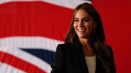 Kate Middleton has been hailed for ‘very good change of mind’ over breaking the tradition with Prince Louis’ birthday photo (Photo by Adrian DENNIS / AFP)(AFP)