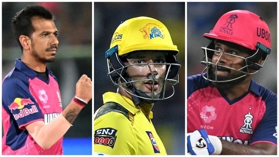 Sanju Samson, Yuzvendra Chahal and Shivam Dube have punched their T20 World Cup tickets amid the IPL 2024(AFP)