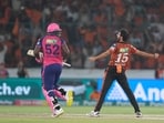 Bhuvneshwar defended 13 runs in the final over. He also dismissed Rovman Powell on the final ball to seal a 1-run win for Hyderabad(AP)