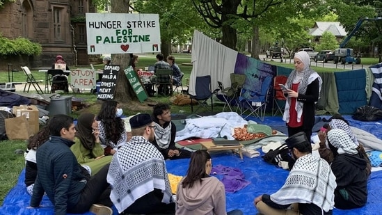 In a statement, the Princeton Gaza Solidarity Encampment group blamed Israel for deliberately blocking an access to essential commodities, engineering a severe famine for Gaza's two million citizens.(Daily Princeton)