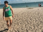 Ibrahim Ali Khan is having a ball in Miami if his pictures are anything to go by.