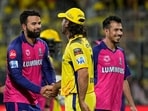 MS Dhoni played his final home game of the IPL 2024 season.(PTI)