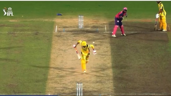 Ravindra Jadeja became the third batter in IPL to be dismissed for obstructing the field