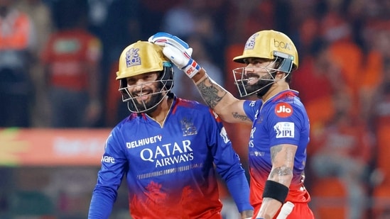 Royal Challengers Bangalore's Virat Kohli and Rajat Patidar(RCB-X)