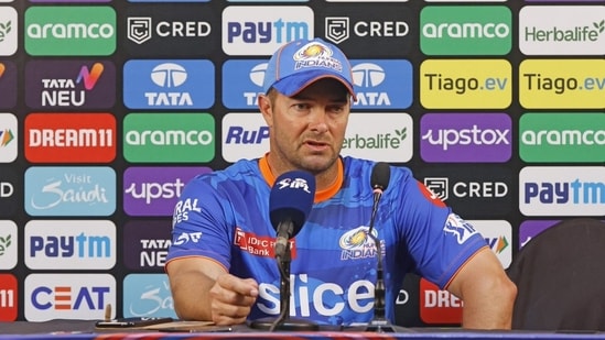 Mumbai Indians head coach Mark Boucher