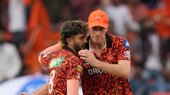 With the 4-wicket win over PBKS, Pat Cummins' SRH side has taken the second spot in the IPL 2024 standings.&nbsp;(AP)