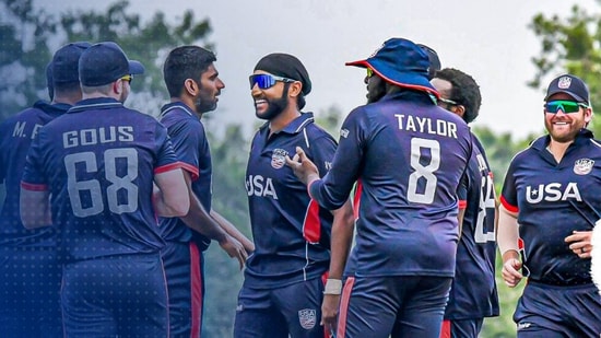 USA cricketer celebrate(USA Cricket/ X)