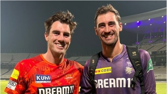 Mitchell Starc and Pat Cummins are the two most expensive players in IPL history(X Image)