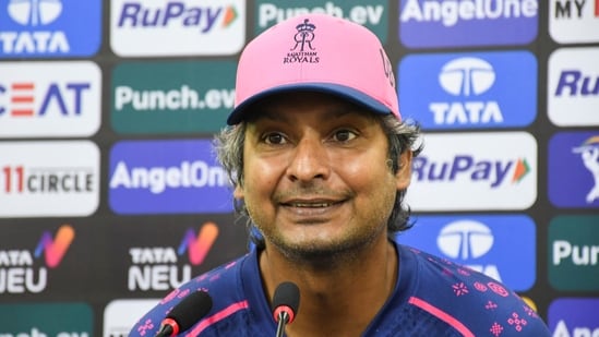 Rajasthan Royals director of cricket operations and head coach Kumar Sangakkara(PTI)