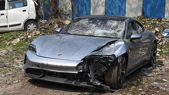 Two young software engineers were killed after a Porsche Taycan car driven by a 17-year-old, son of a prominent builder, hit their motorcycle from behind near Kalyaninagar early Sunday morning. (PTI FILE)(HT_PRINT)