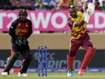 Chasing 137, West Indies cruised to 137/5 in 19 overs, courtesy of an unbeaten knock of 42 runs off 27 balls by Roston Chase.(AP)