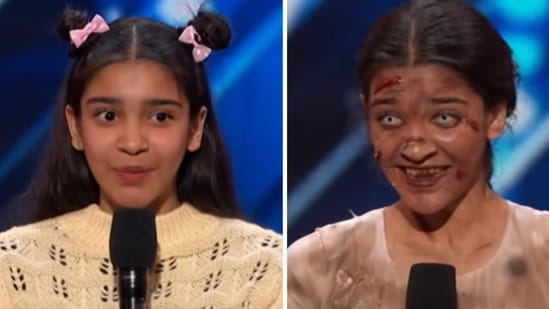 Arshiya Sharma from Jammu, India received a standing ovation at America's Got Talent.